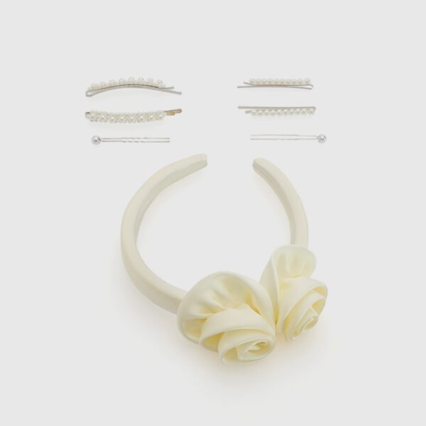 Hairband and hair clip set